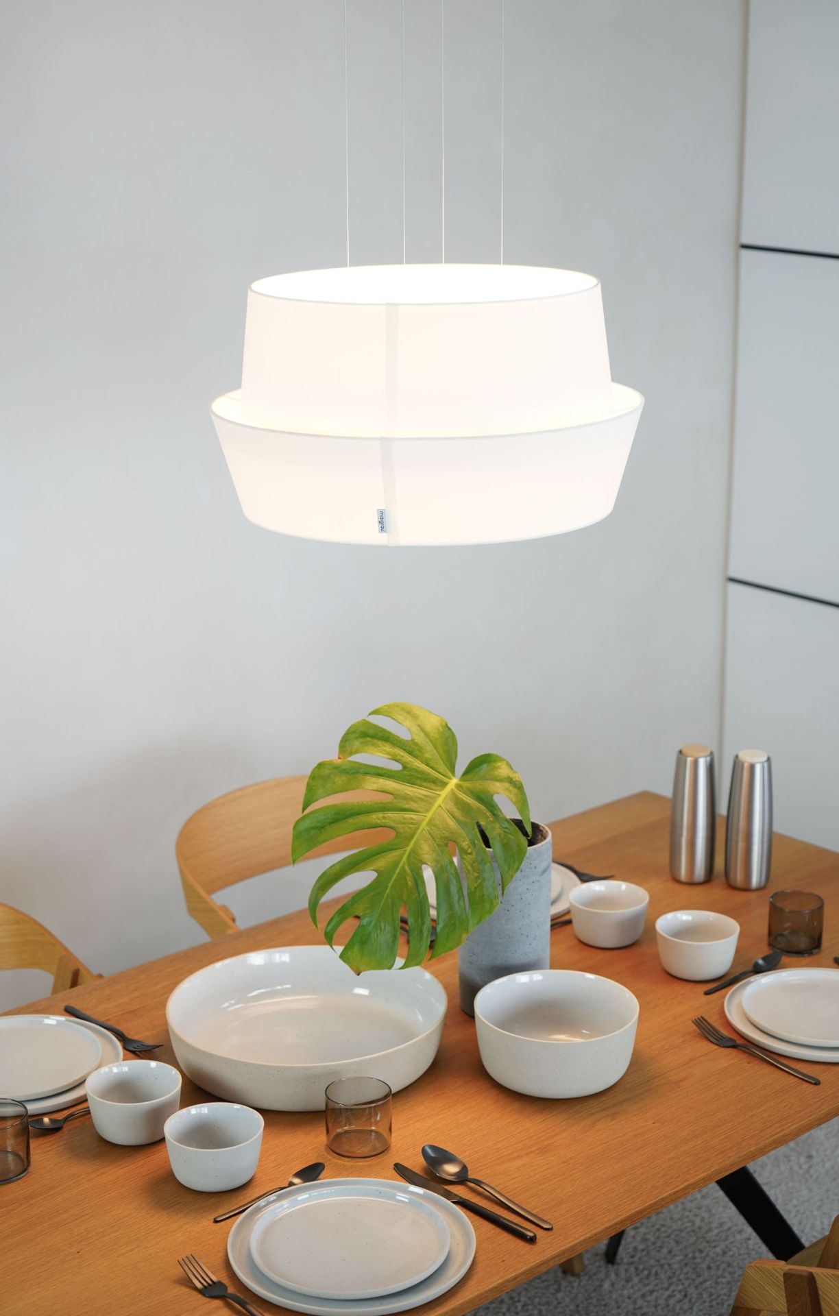 Fly pendant lamp O white Maigrau