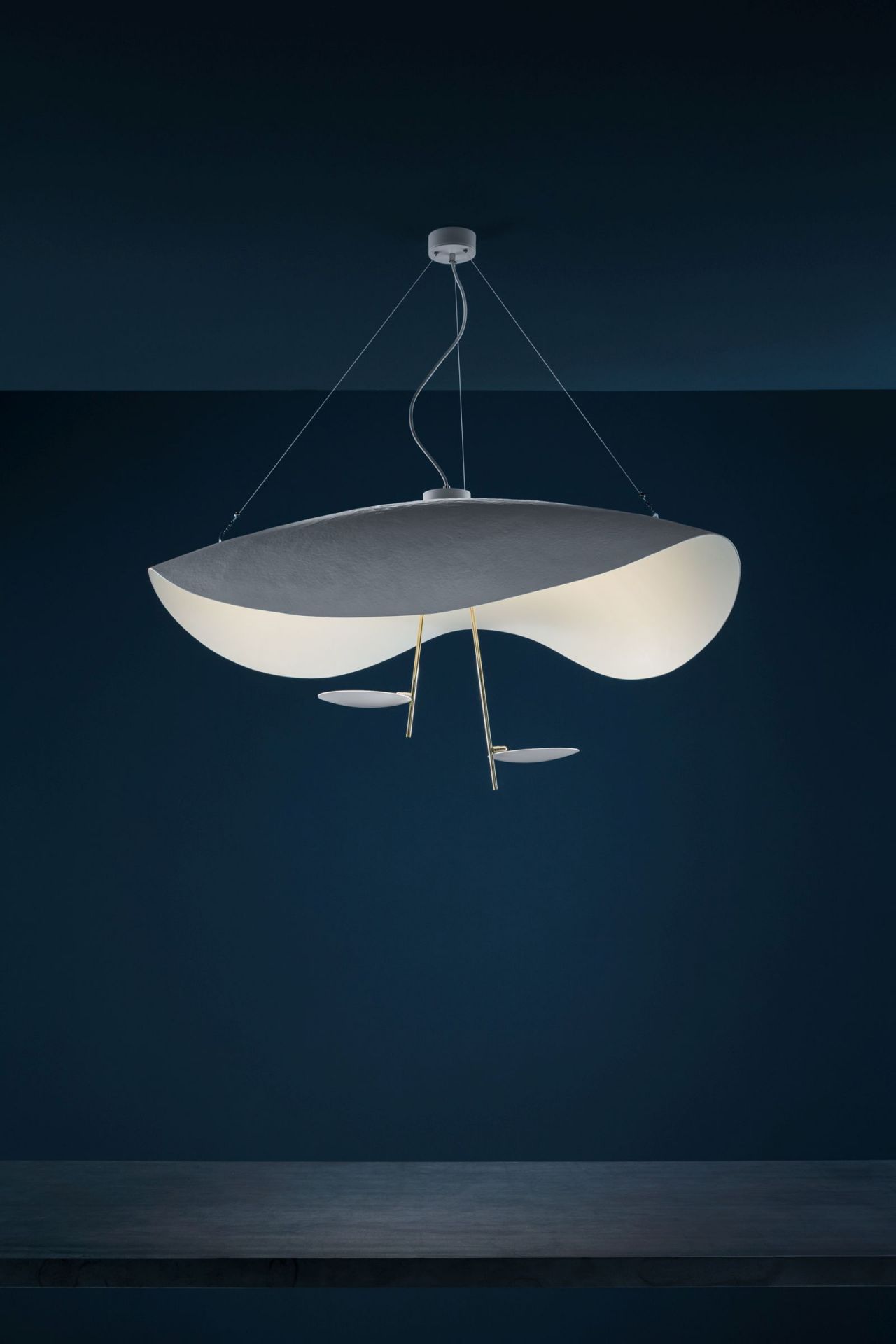 Lederam Manta S2 pendant light Catellani & Smith
