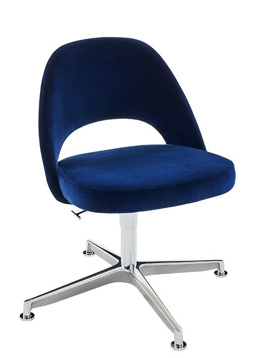 Saarinen Relax Conference Chair 4-Star Swivel Base without Armrest Knoll Interntional