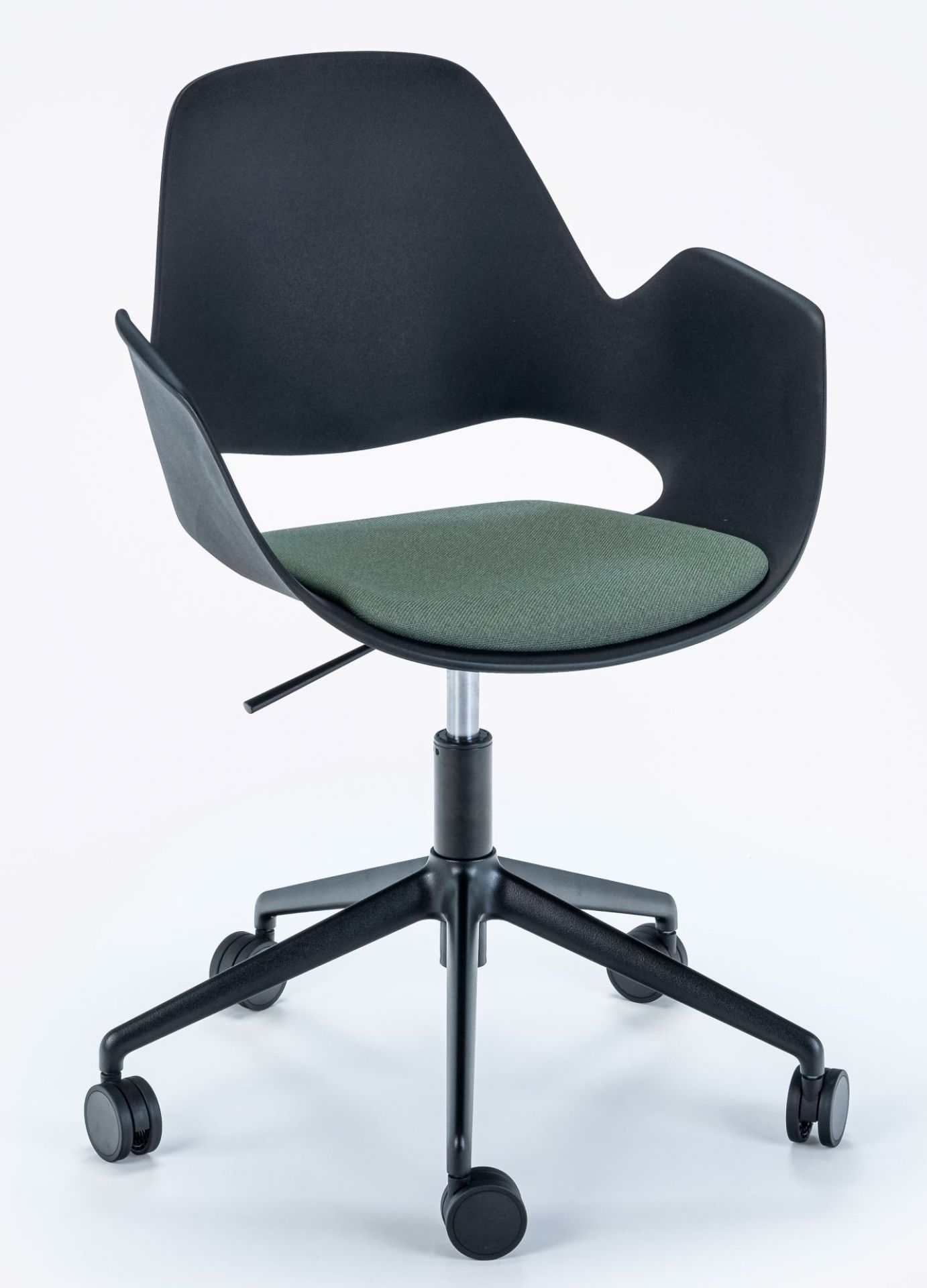 Falk Swivel Chair Five Star Base with Castors Houe