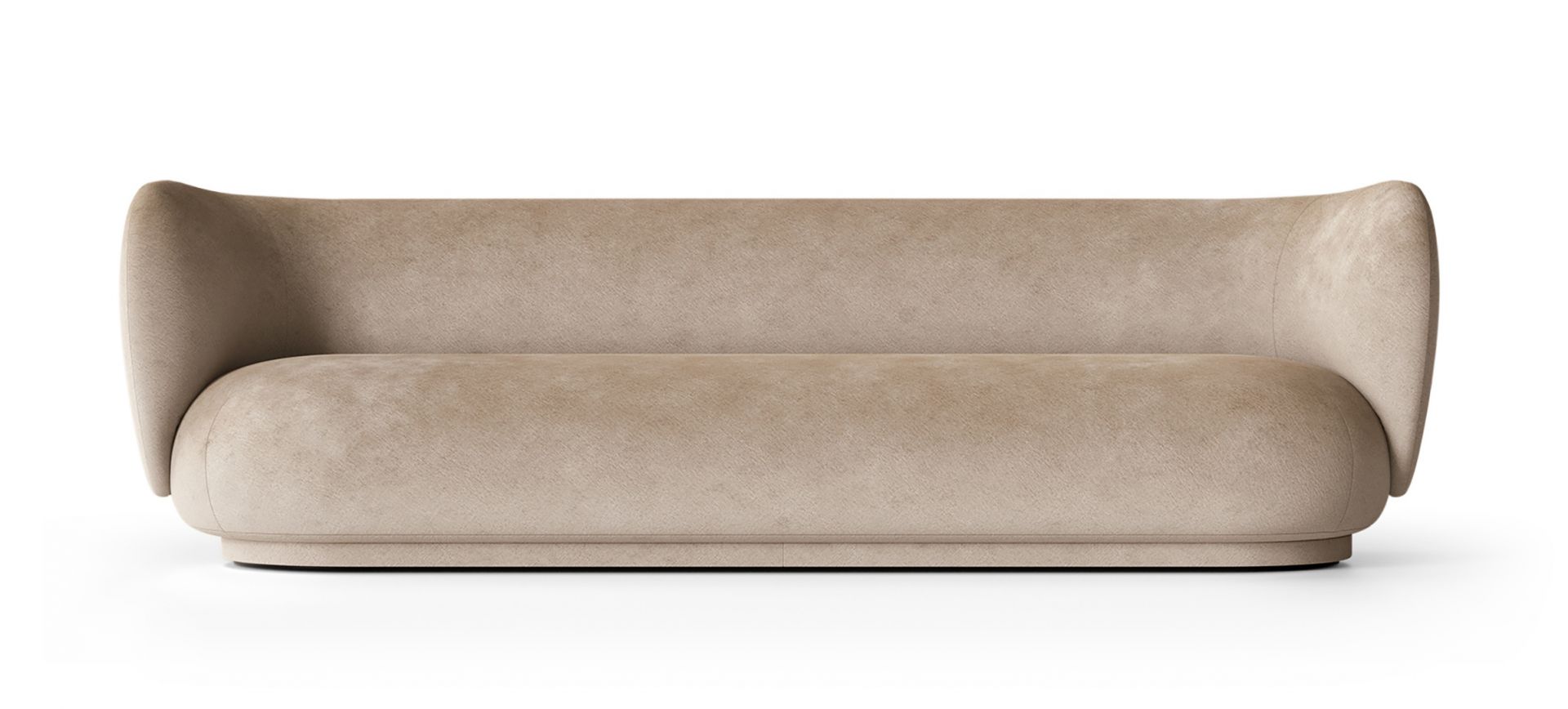 Rico Sofa 4-Seater Faded Velvet Sand Ferm Living