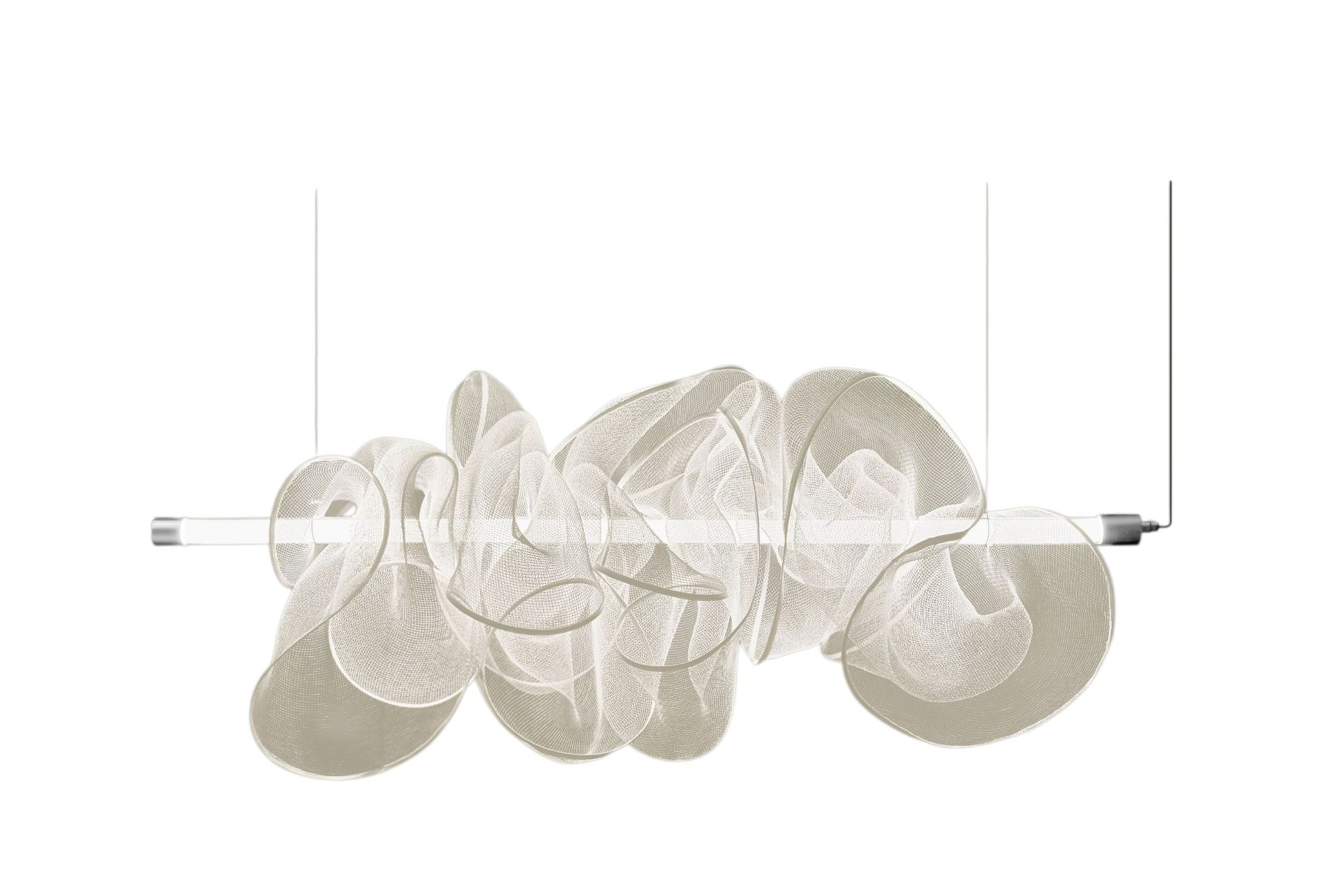 The Cloud Suspension lamp Short L100cm LZF Lamps