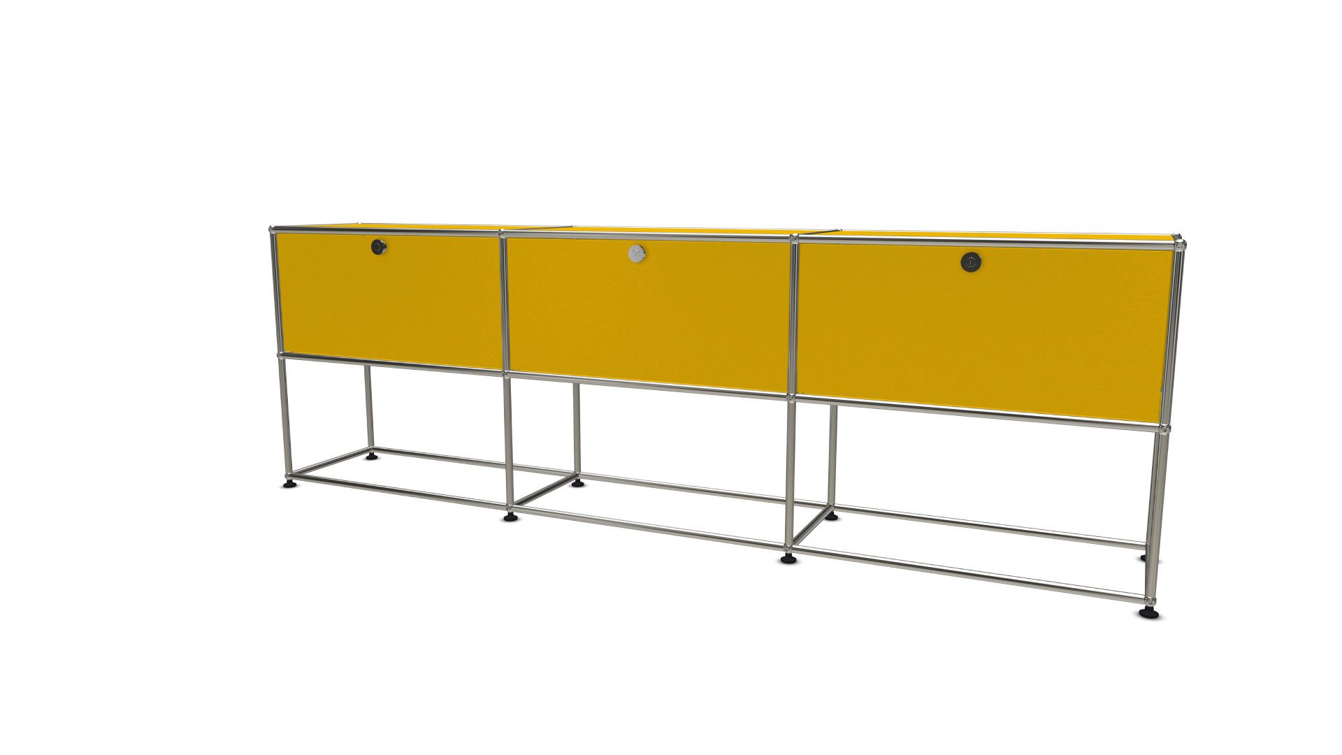USM Haller Regalschrank gelb