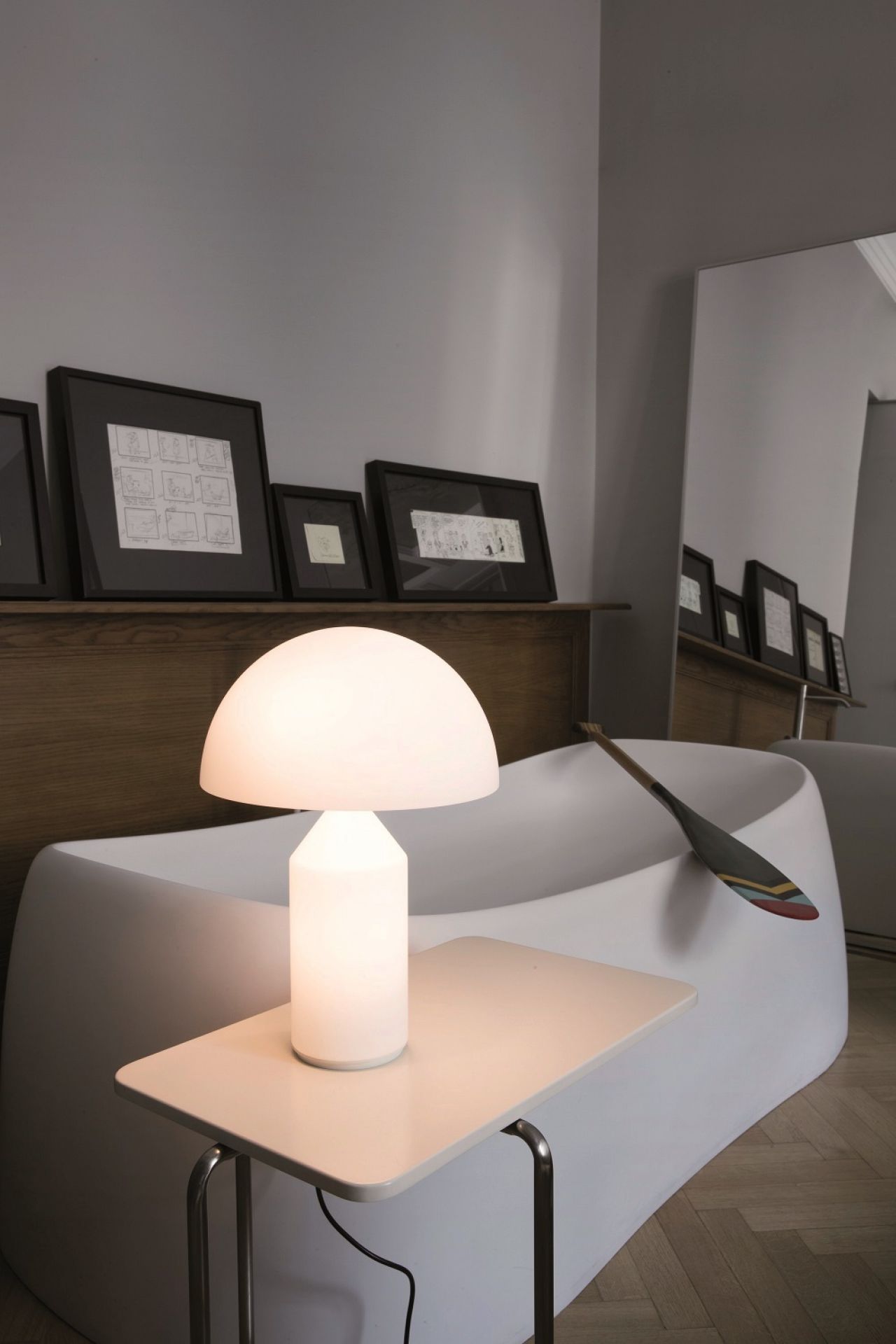 Atollo Table Lamp Murano Glass Oluce