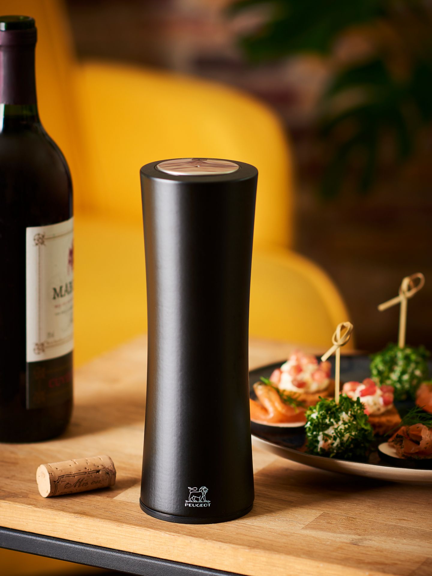 Elis Reverse electric corkscrew black matt Peugeot SINGLE PIECES