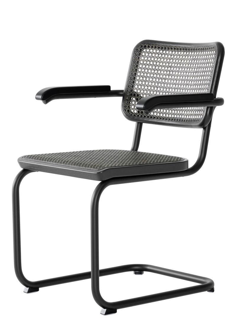 S 64 V Tubular steel classic cantilever chair Thonet
