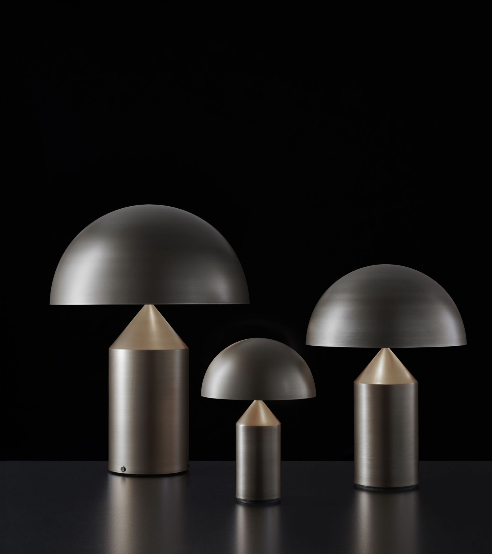 Atollo Satin Bronze Table Lamp Oluce