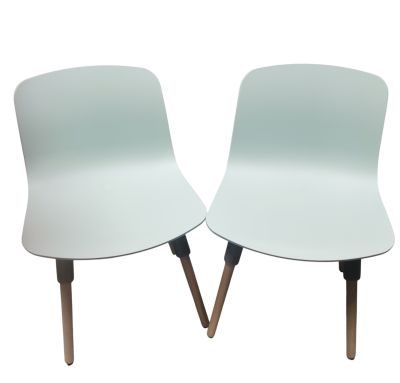 About a Chair AAC12 / AAC 12 Chair DUSTY MINT / OAK SOFT Hay IMPERFECT ITEMS 2-piece set