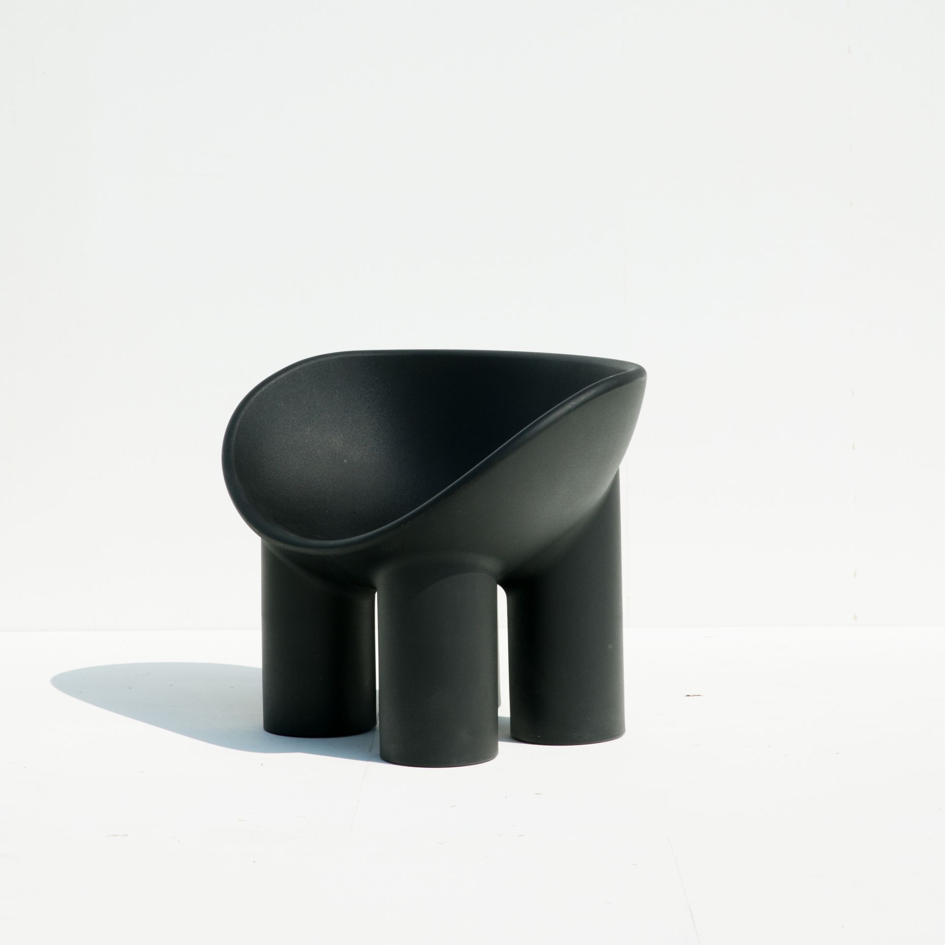 Roly Poly Armchair Driade Charcoal