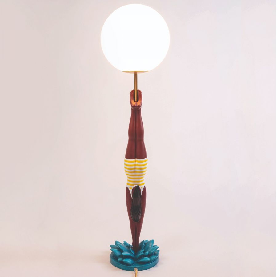 Diver table lamp yellow Seletti