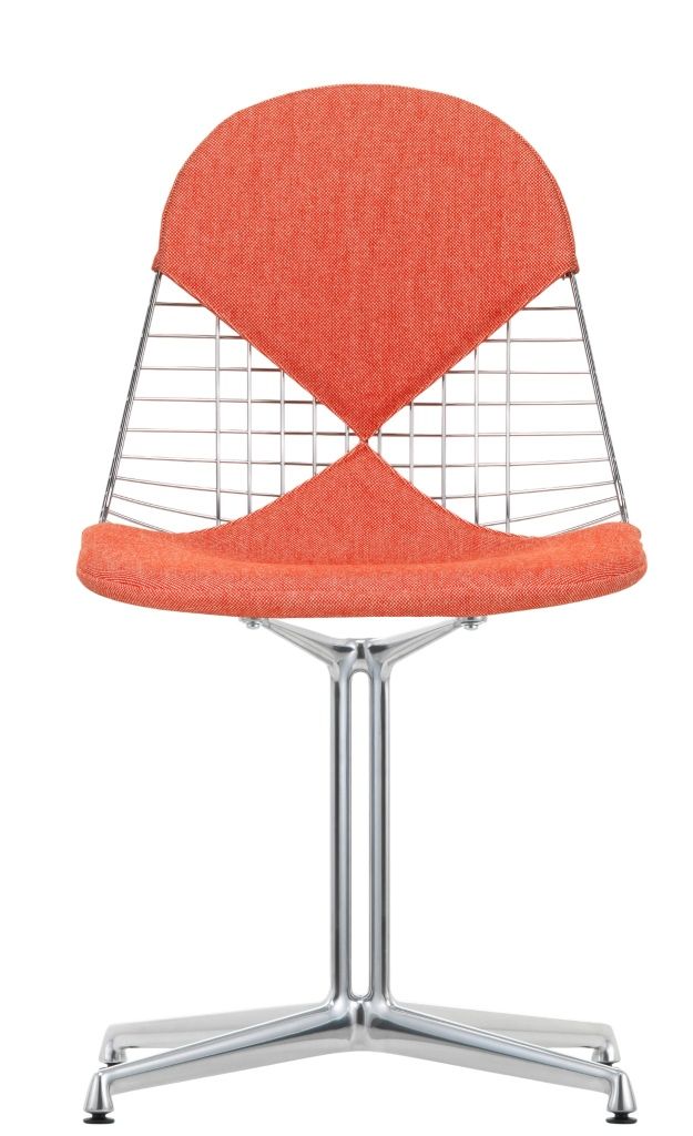 DKL-2 Wire Chair with seat and back cushion, Vitra