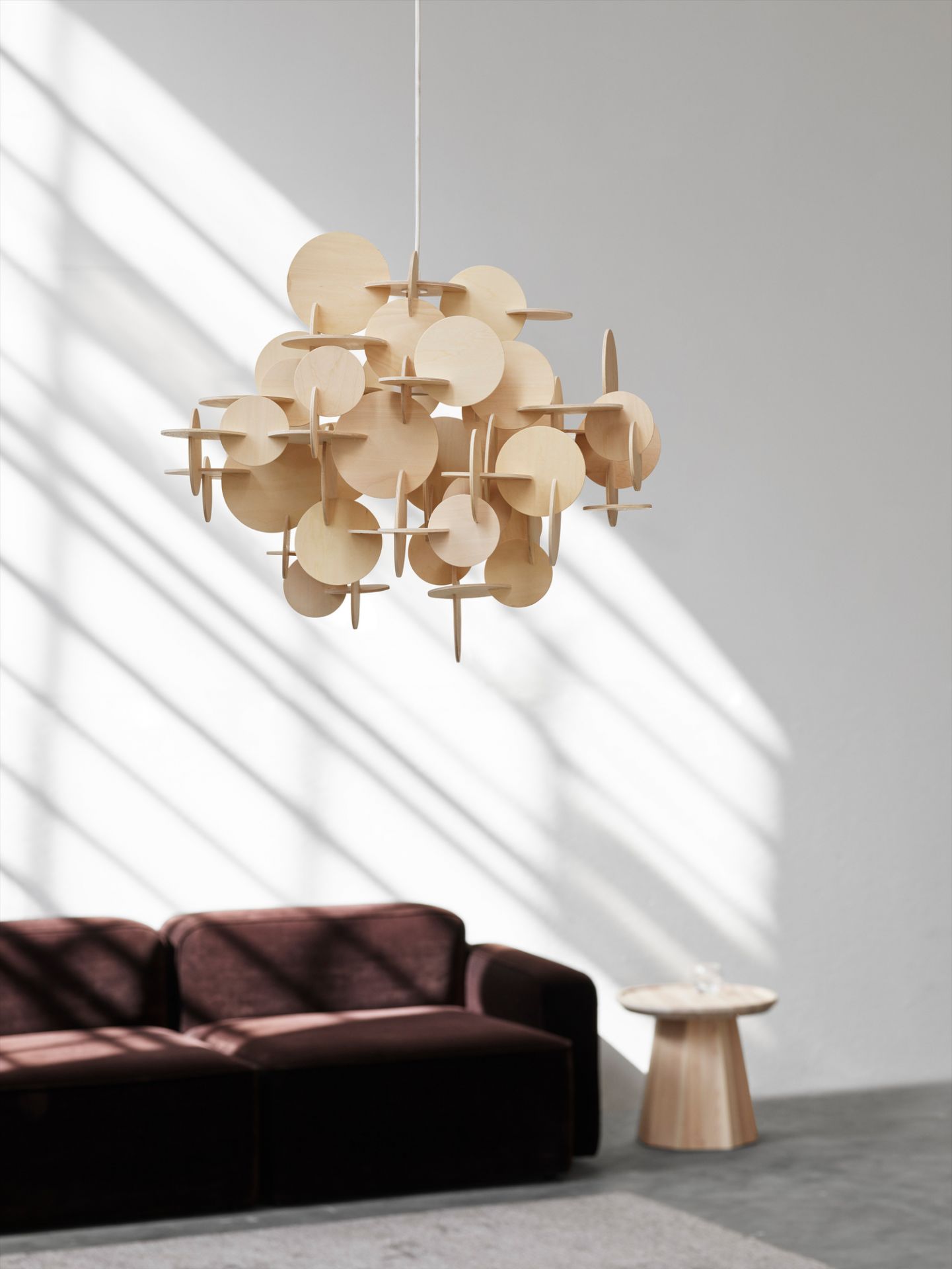 Bau Lamp Nature Pendant light Normann Copenhagen Small