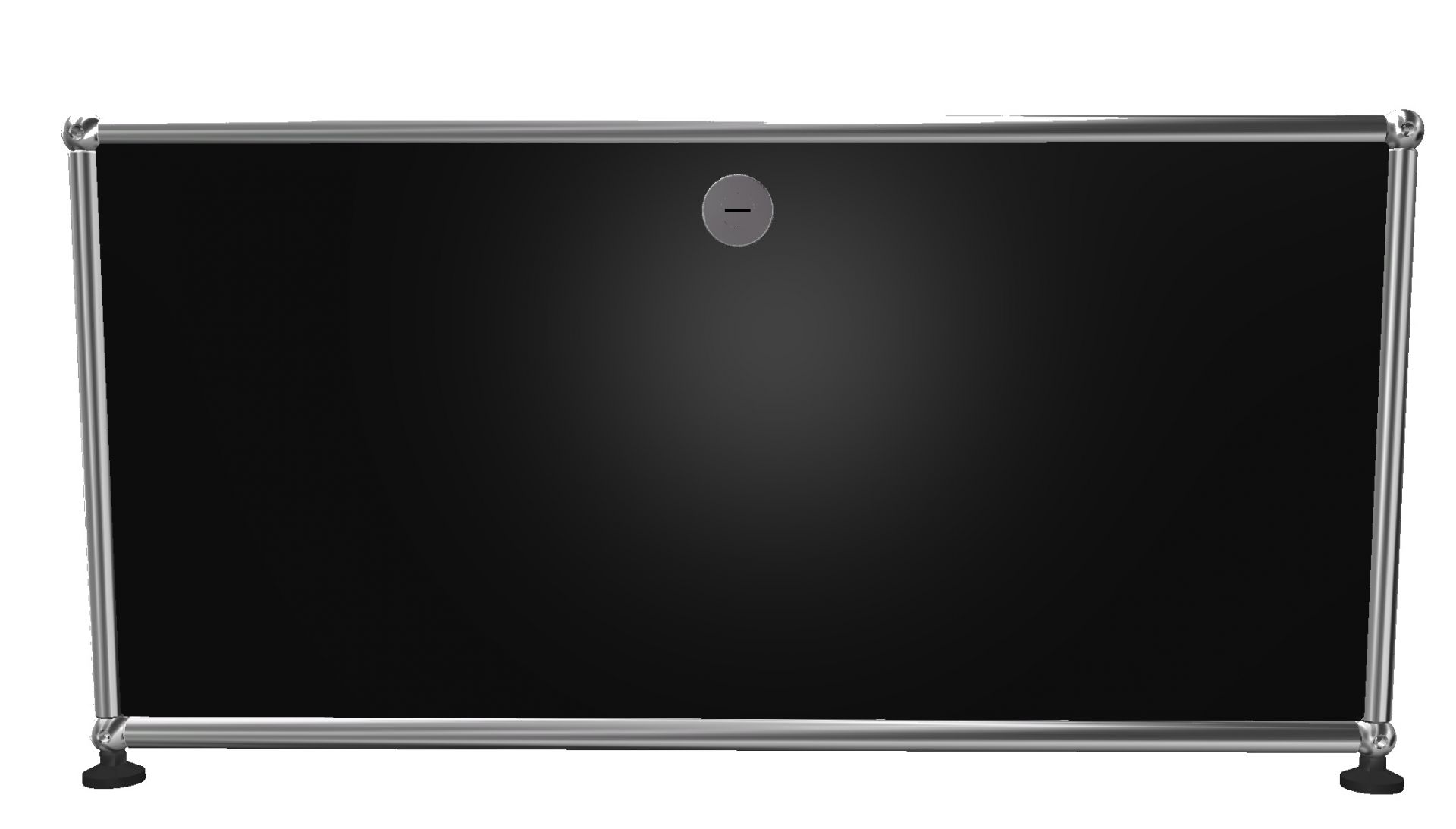 USM Haller Lowboard 1 Flap Graphite black - FAST DELIVERY
