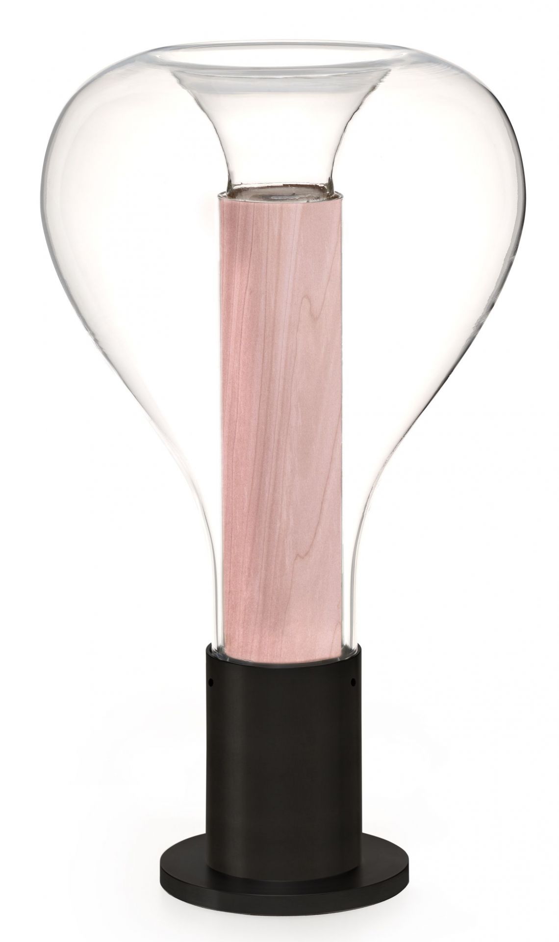 Eris Table Lamp Black Base Pale Rose LZF Lamps