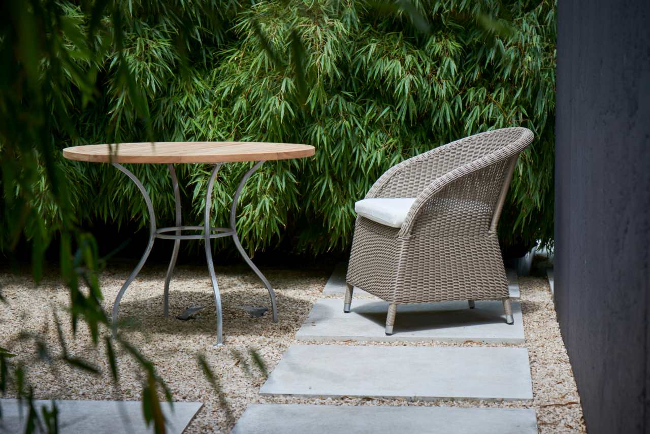 Seat Cushion White for Romantic Armchair Outdoor Jan Kurtz