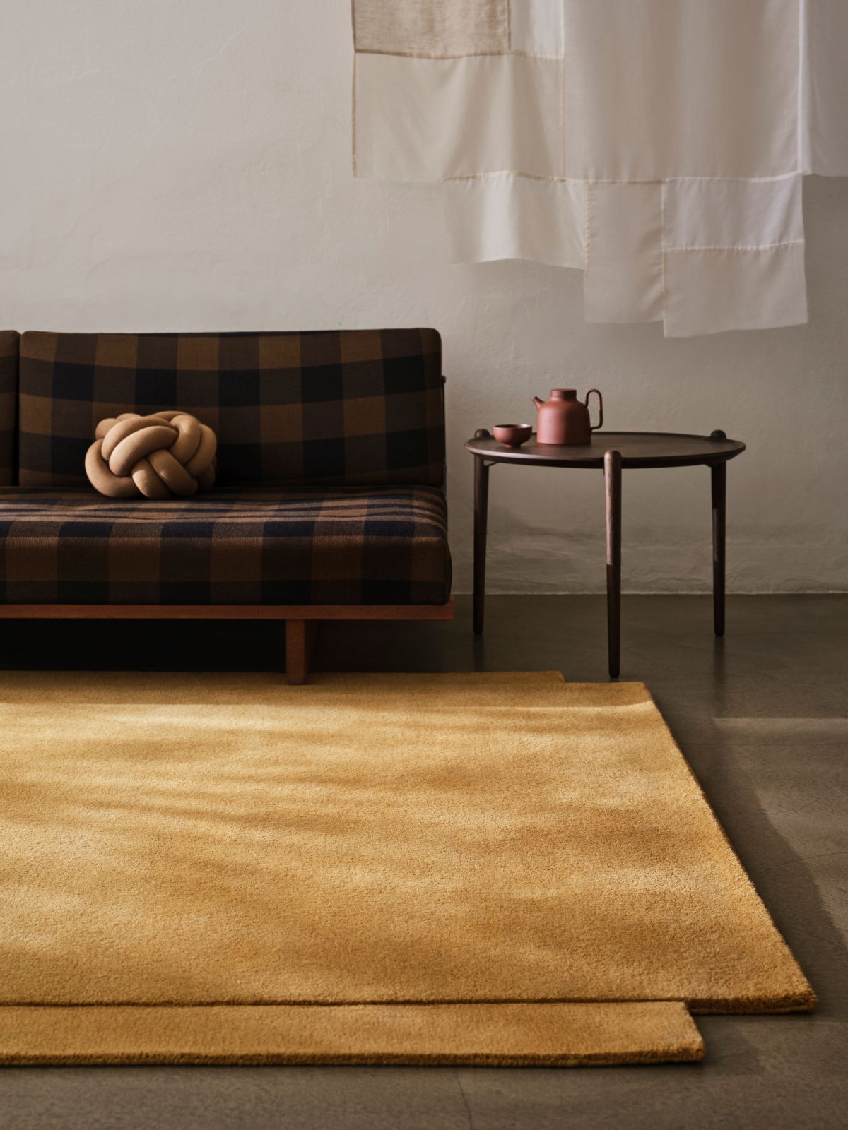 Aria Side table Low - Dark Oak Design House Stockholm
