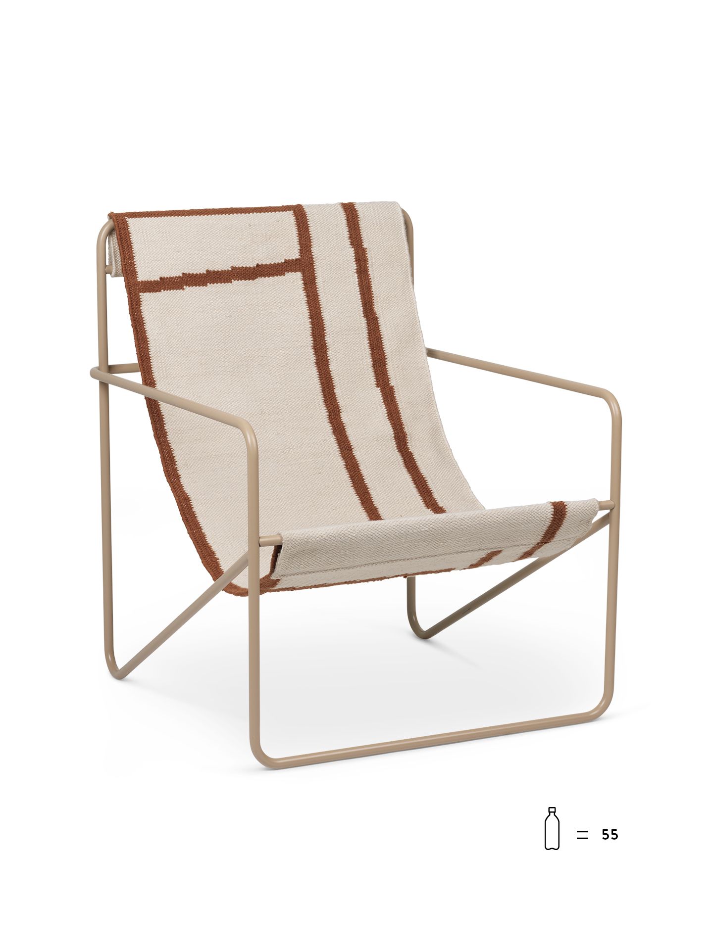 Desert Lounge Chair Cashmere / Shape Ferm Living
