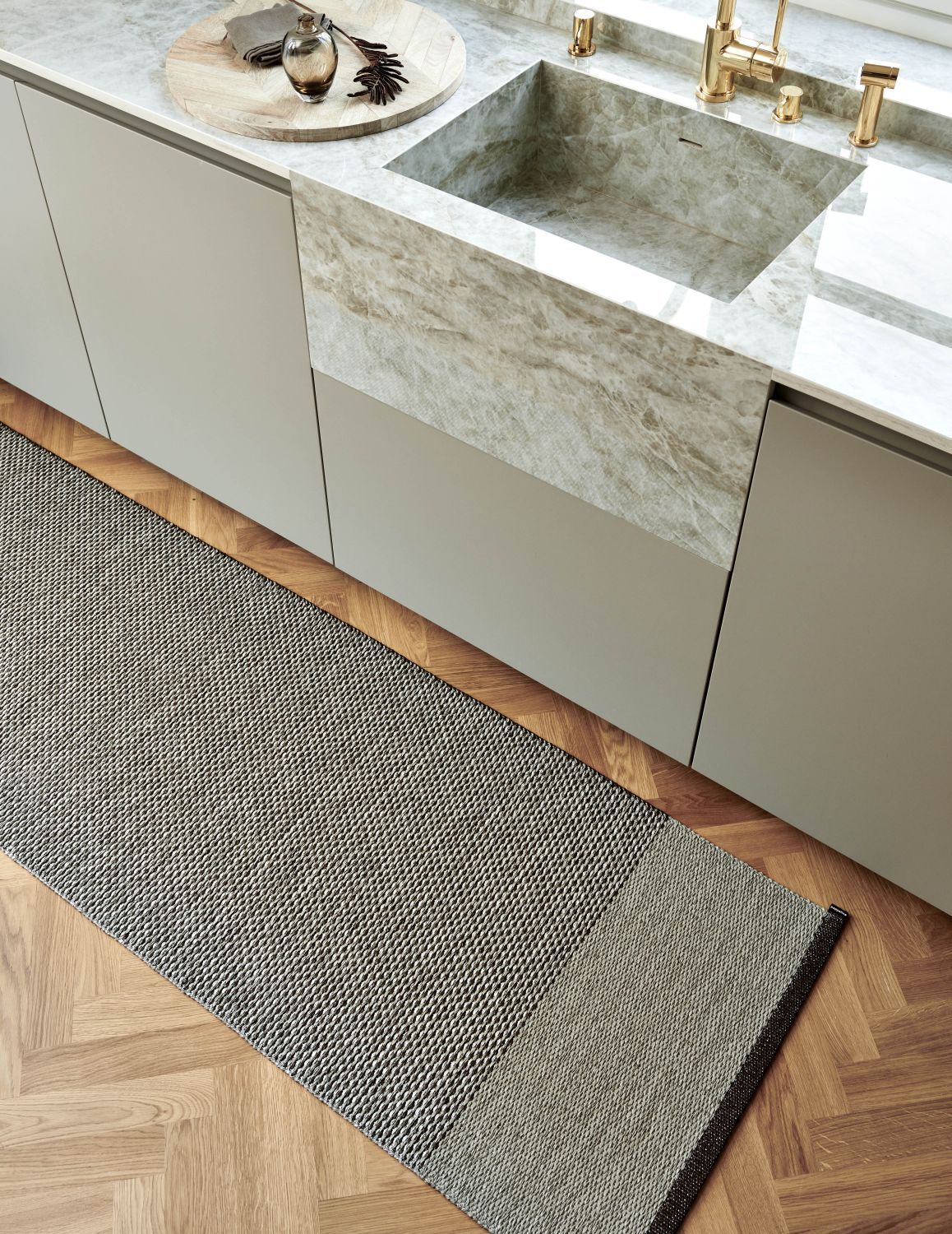 Edit carpet 60 x 85 cm DOVE BLUE / SMOKE BLUE / STONE Pappelina SINGLE PIECES