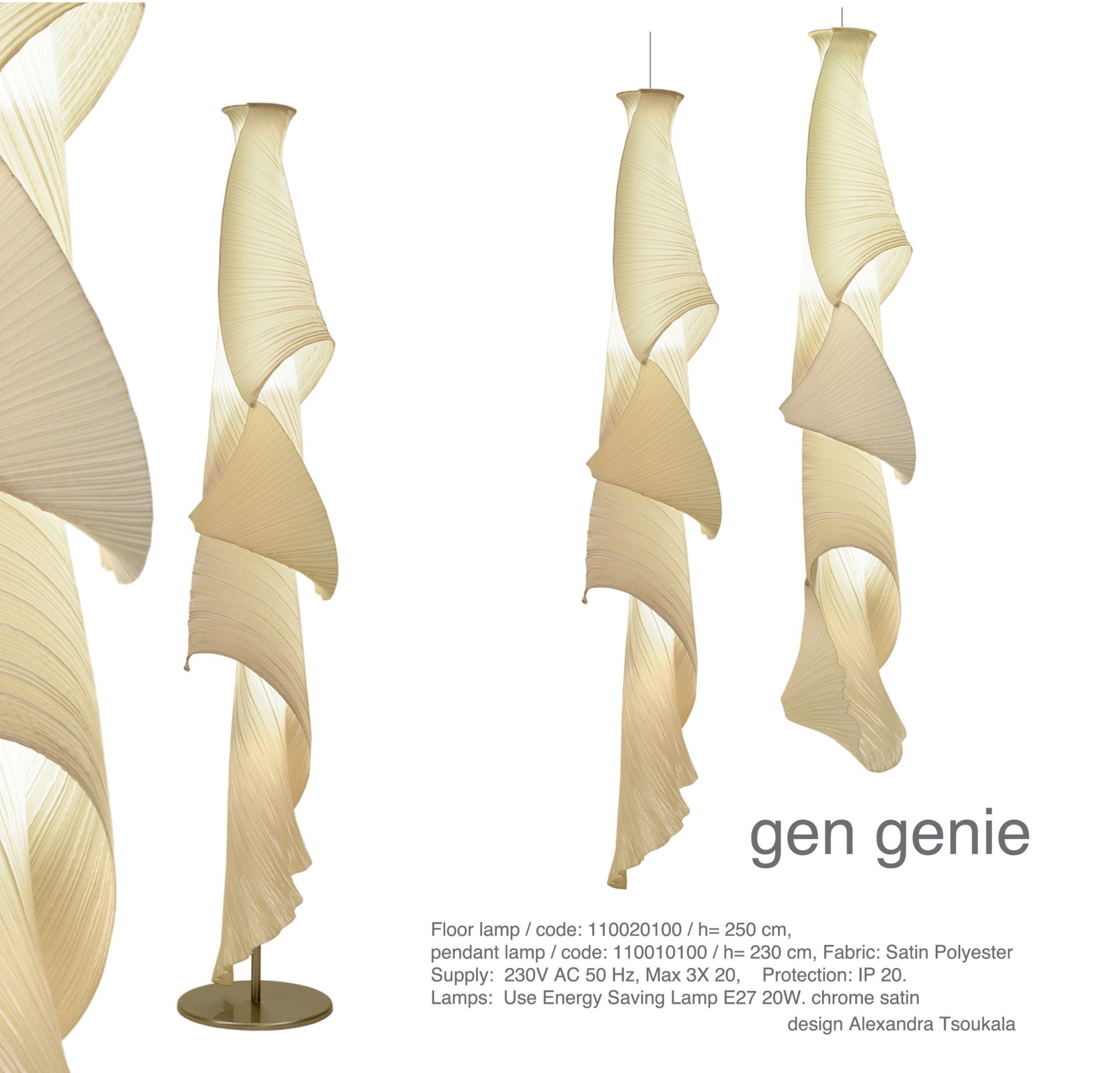 Gen Genie Floor lamp Alexandra Tsoukala