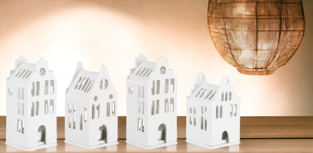 Home Light House Assortment Set of 4 Räder
