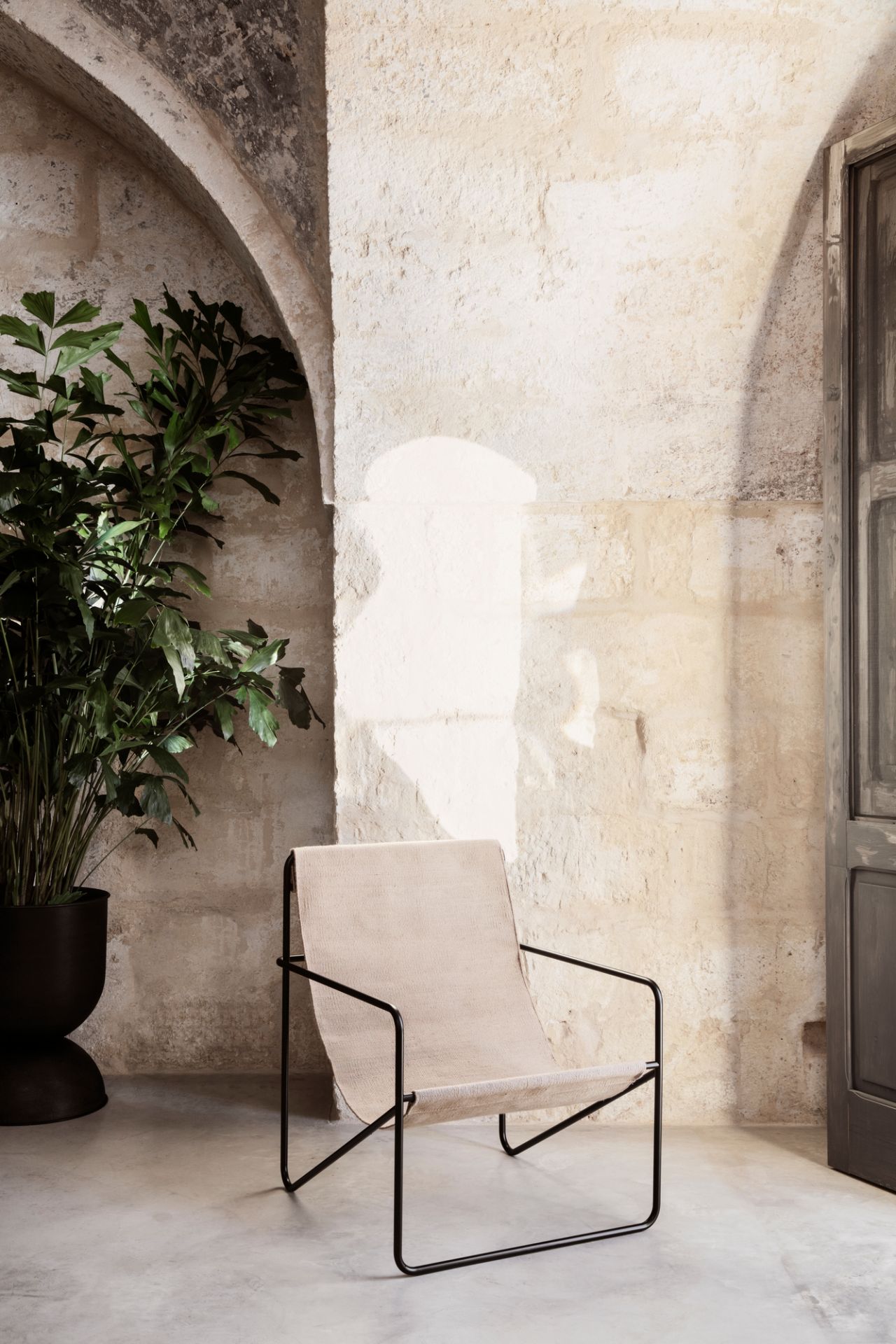 Desert Lounge Chair Black Ferm Living