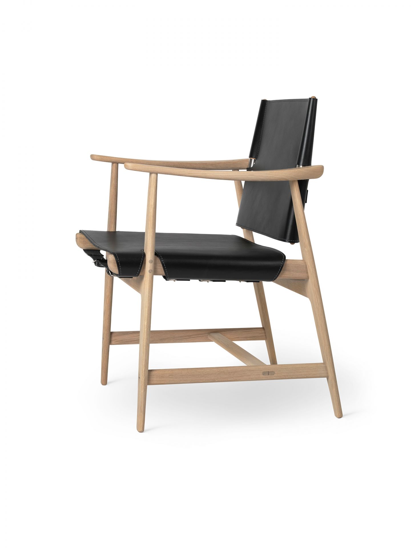 Huntsman Chair Wooden Chair Whiteoil Oak Black Carl Hansen &amp; Søn