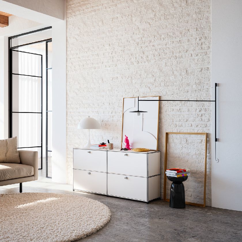 USM Haller Sideboard E2 with 4 folding doors