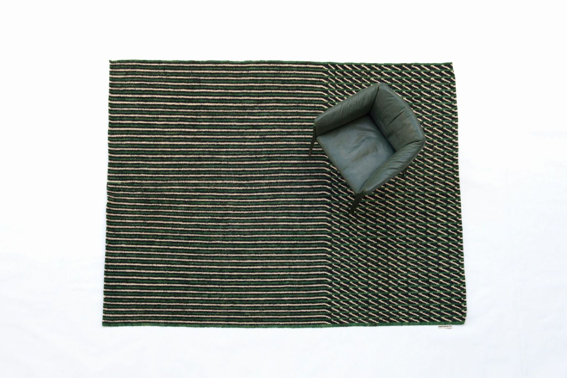 Blur Carpet 170x240 cm Green Nanimarquina
