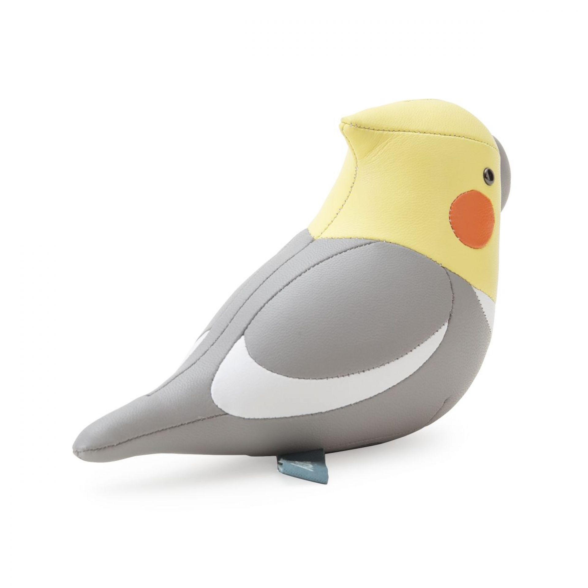 Cockatiel bookend grey/cream Züny