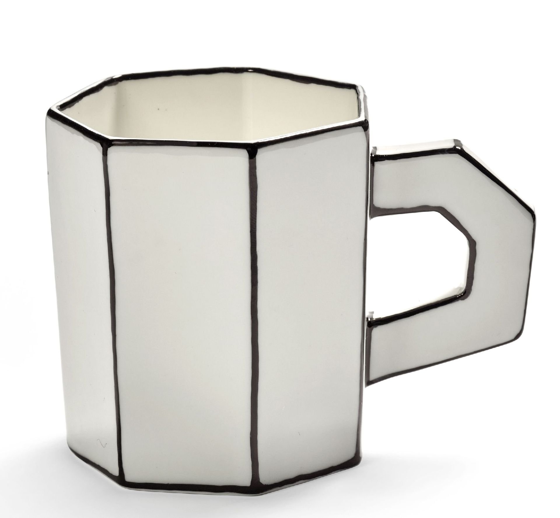 Teacup White/Black Carte Blanche Serax  