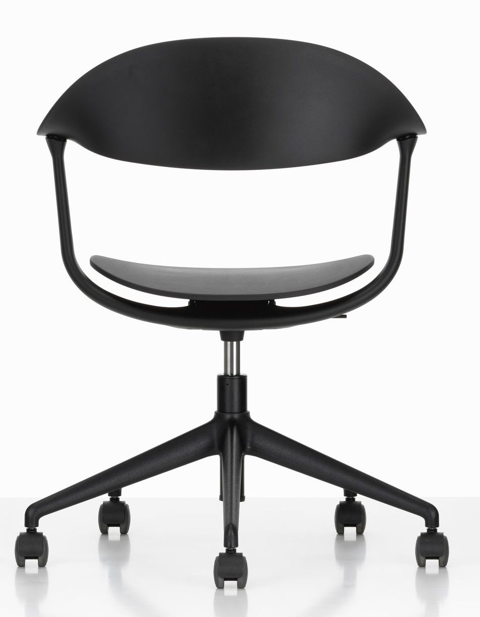 Mynt back and seat plastic office swivel chair Vitra