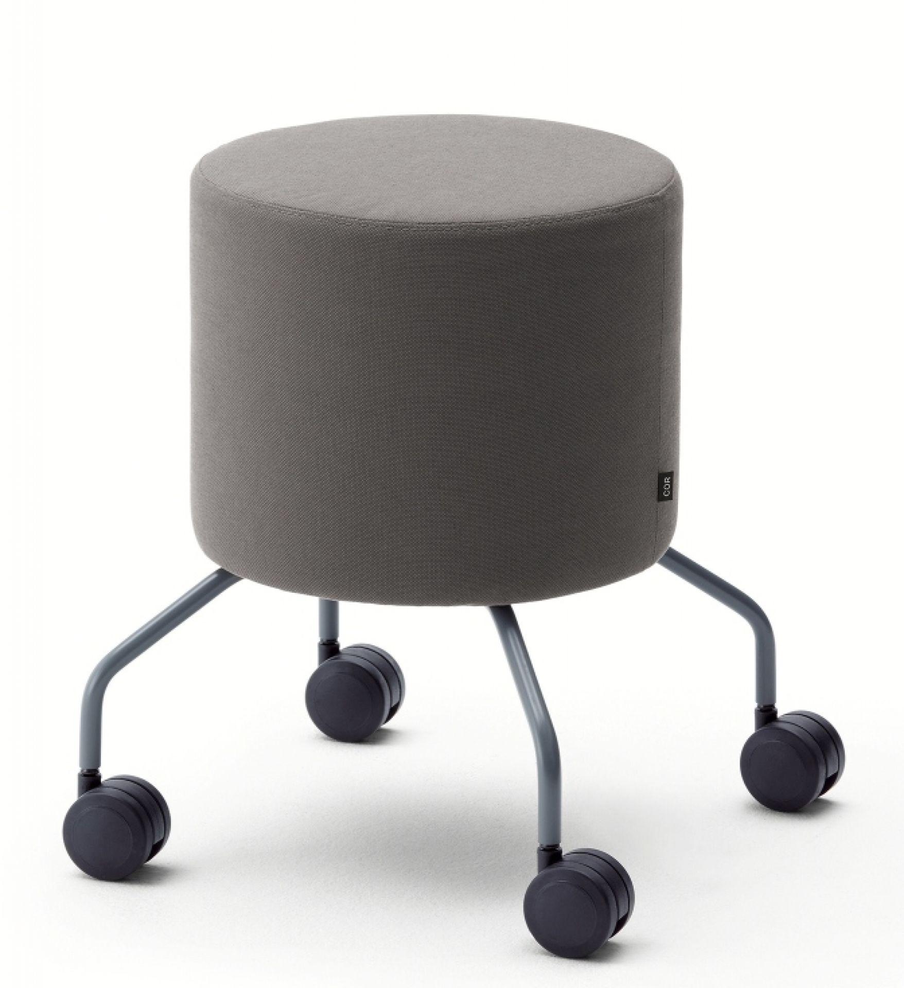 Drop Stool on Wheels Cor