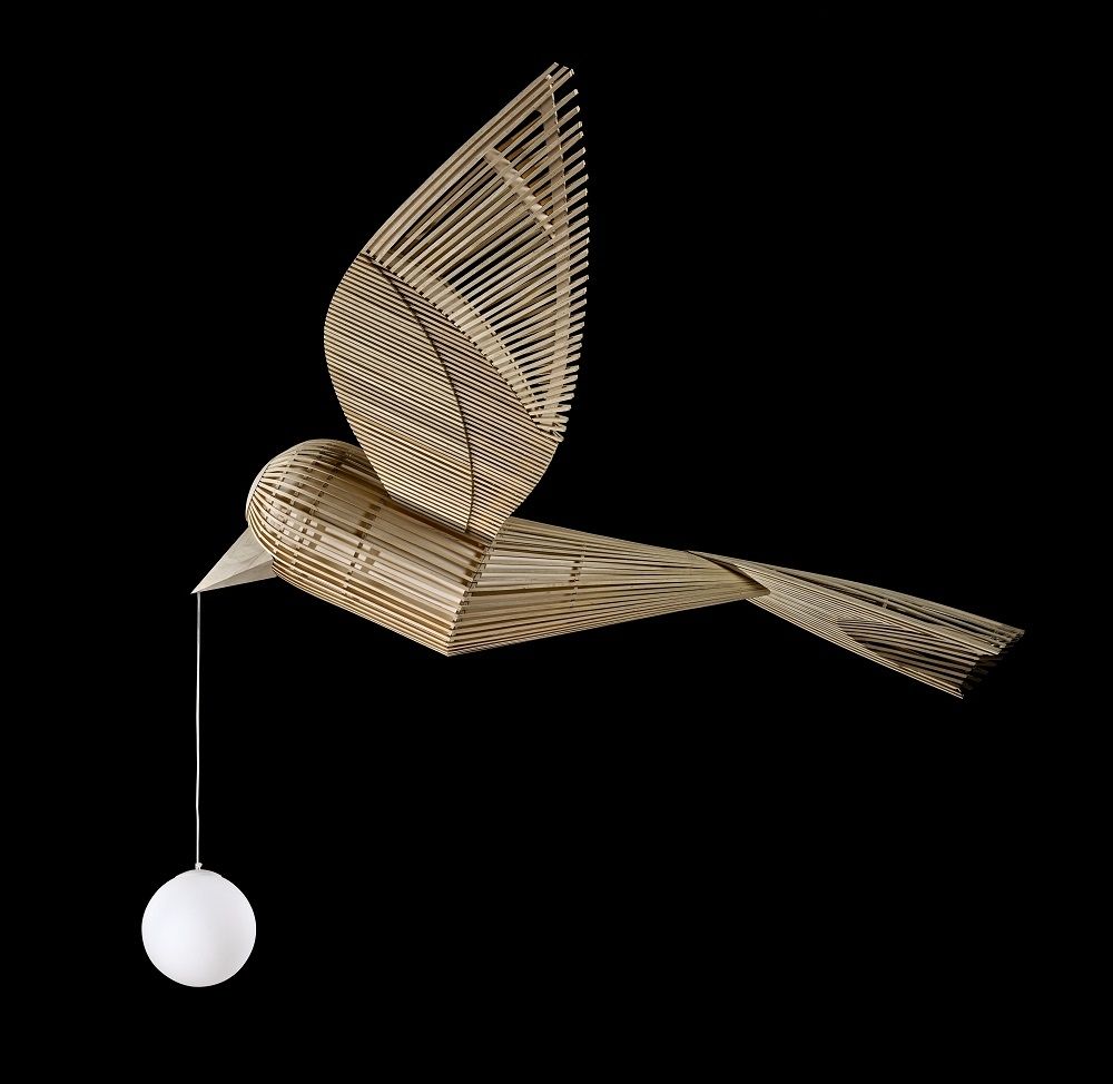 Big Bird / Birdy Suspension Lamp Sculpture LZF Lamps 