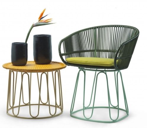 Circo Dining Chair Outdoor ames Olive green / Pastel green