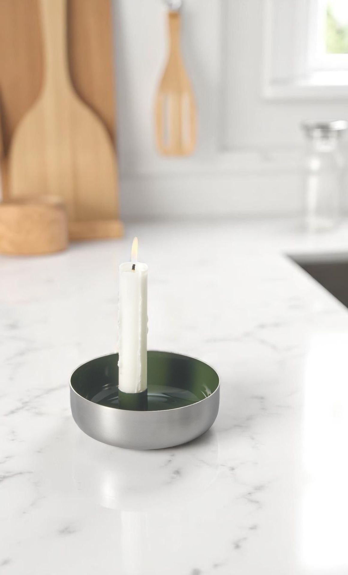 Biel 1 candle bowl steel Philippi