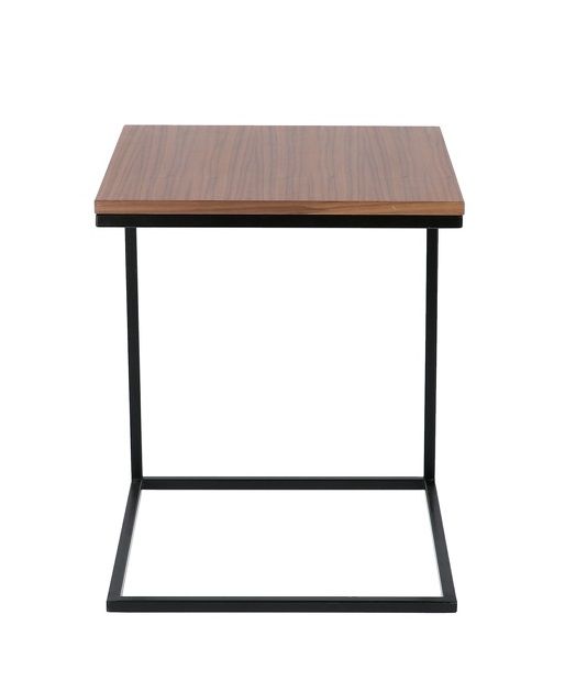 Flat Side table open Black / Natural oak Jan Kurtz SINGLE PIECES