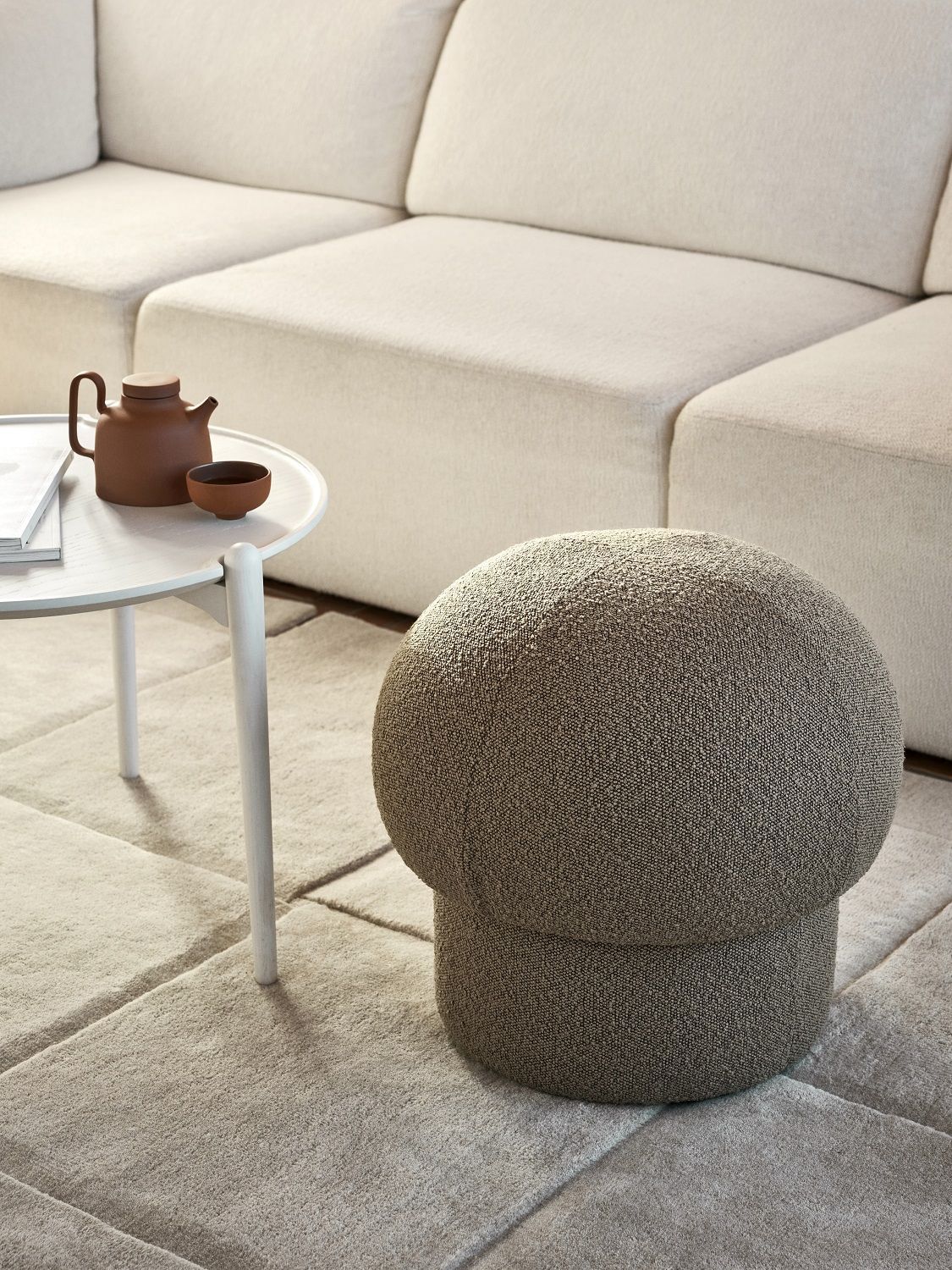 Uno pouf stool 65 cm GREEN Design House Stockholm SINGLE PIECES
