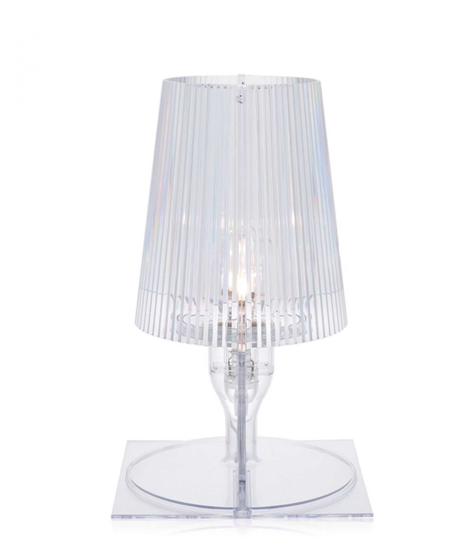 Take Table lamp Kartell crystal clear