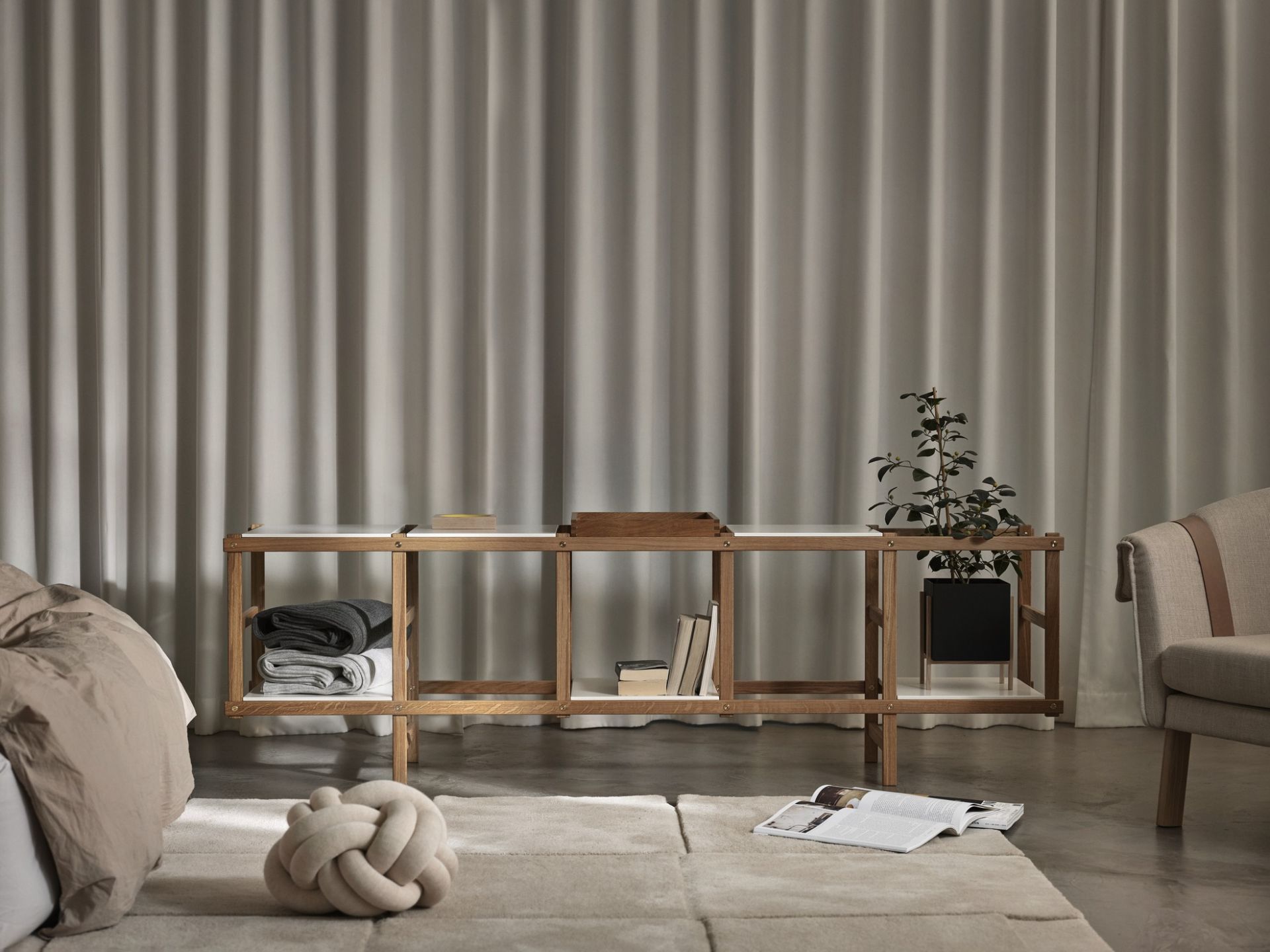Frame Low Shelf Design House Stockholm