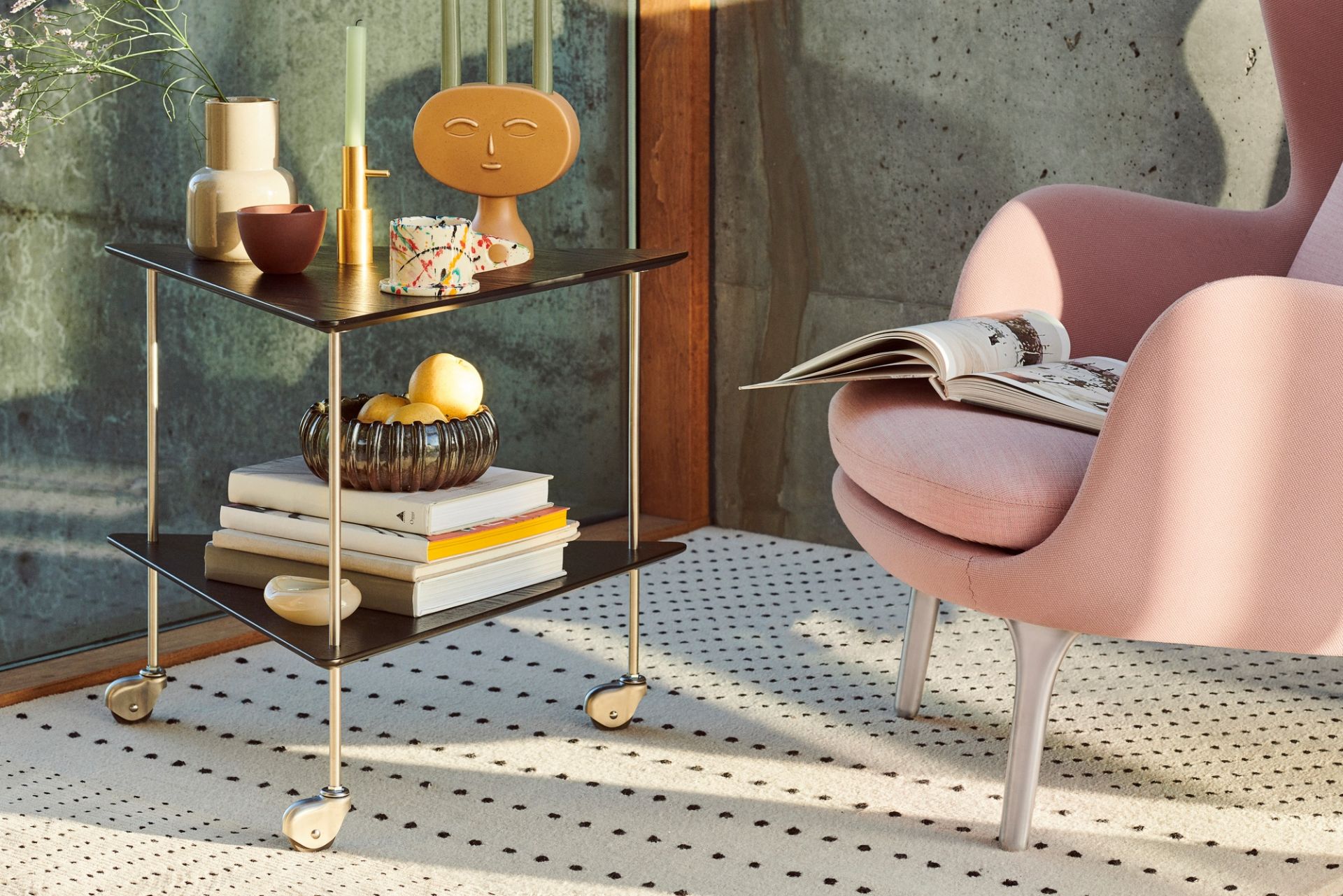 AJ Trolley Side table Fritz Hansen