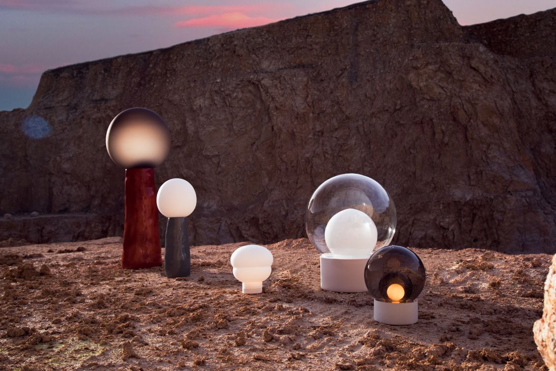 Kumo Table lamp high white Pulpo