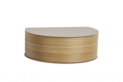 Wallie wall drawer shelf grey-beige Woud