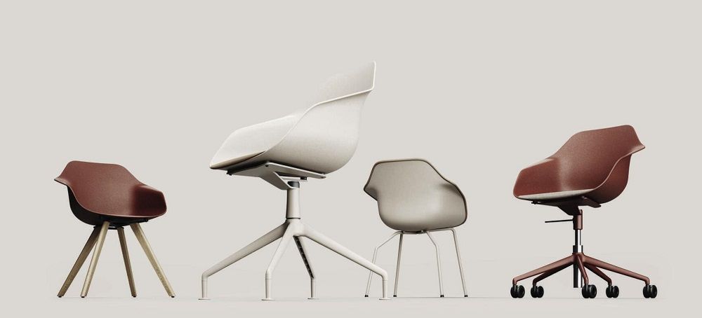 Yonda Universalstuhl Four-legged chair Wood frame Wilkhahn 