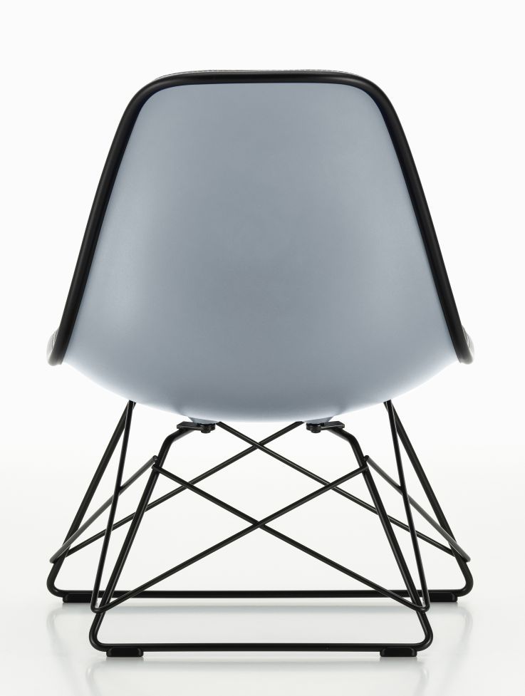 Eames Plastic Side Chair LSR Chair Fully upholstered Vitra