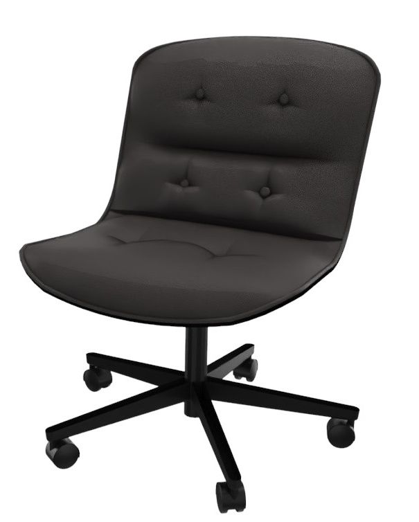 Pollock Executive swivel chair without armrests Knoll International