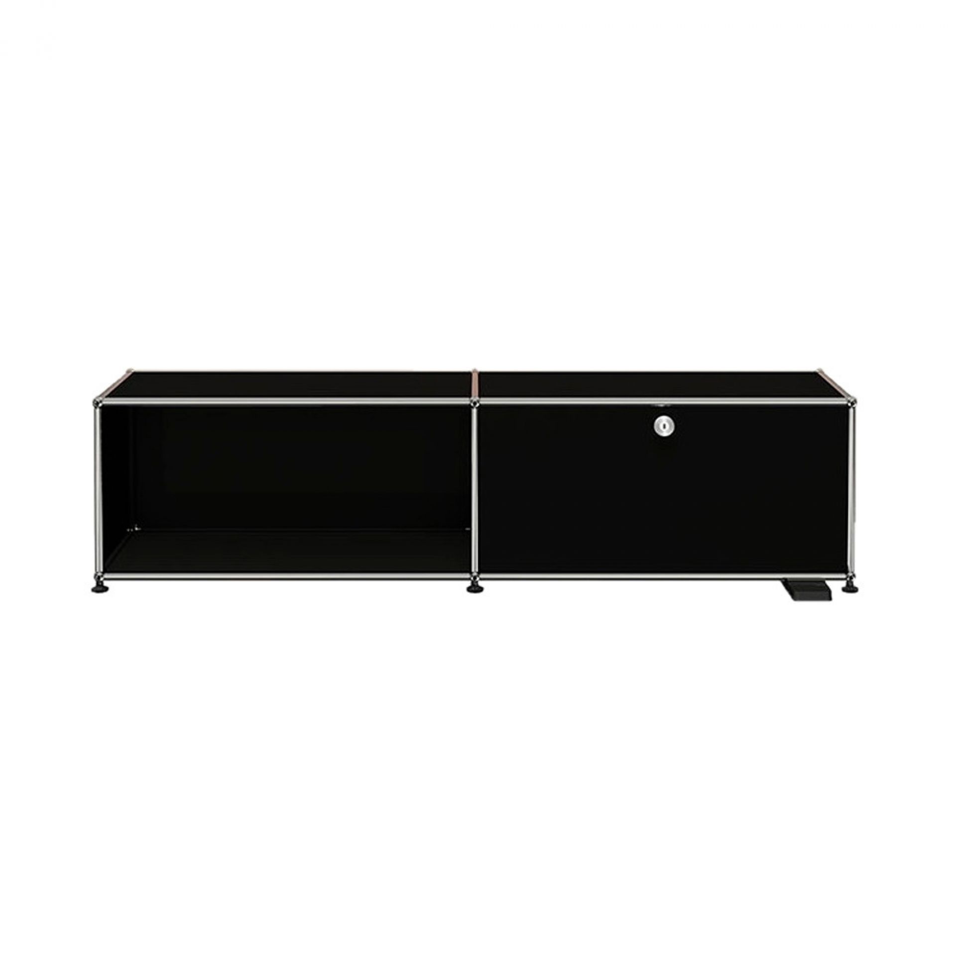 E Sideboard TV Hi Fi furniture dimmable light graphite black USM Haller