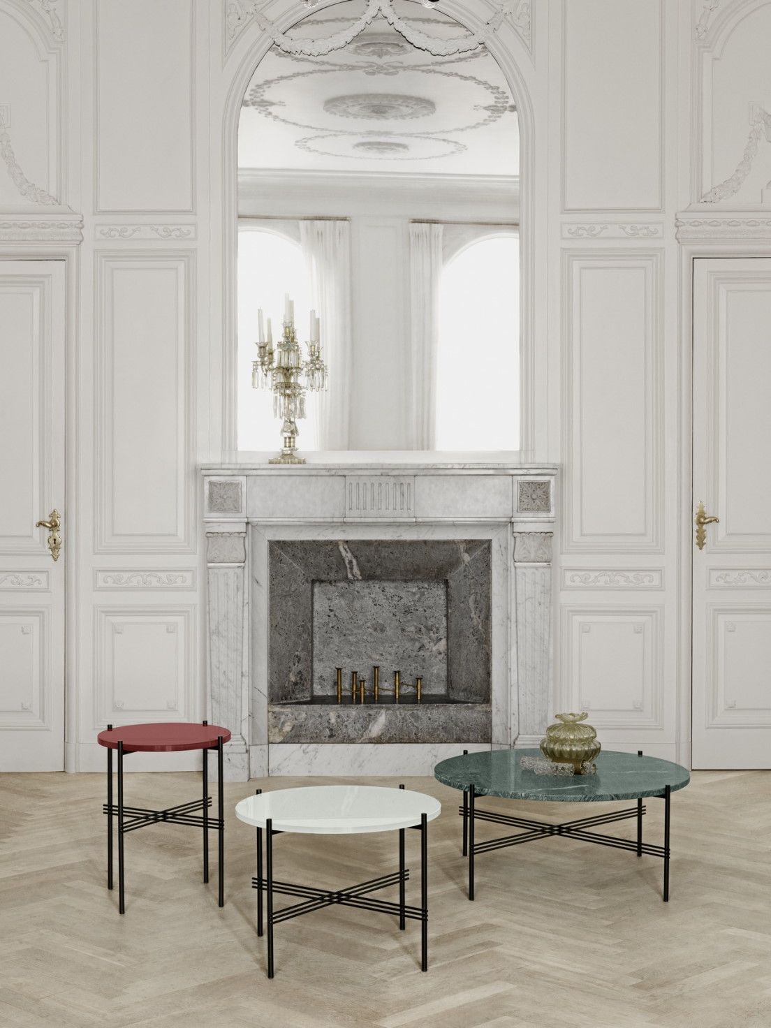 Gubi coffee store table marble