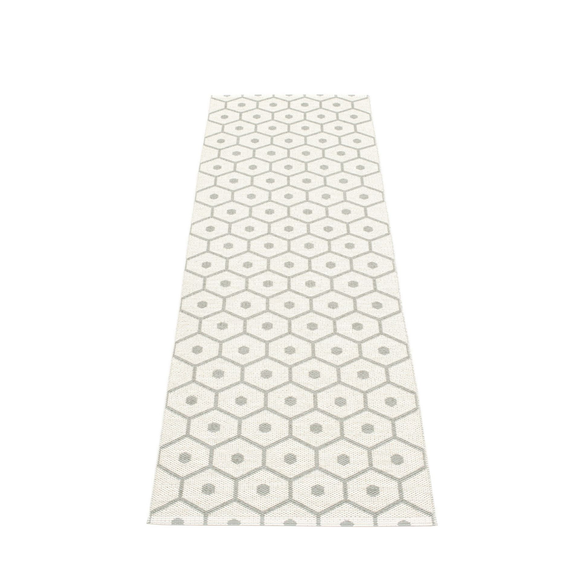 Honey Plastic Carpet 70x225 cm Pappelina Warm grey-Vanilla