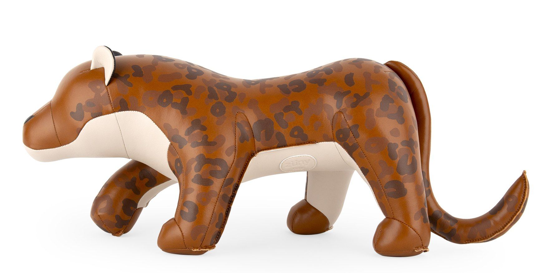 Doorstop Leopard Ray Tan/White Züny