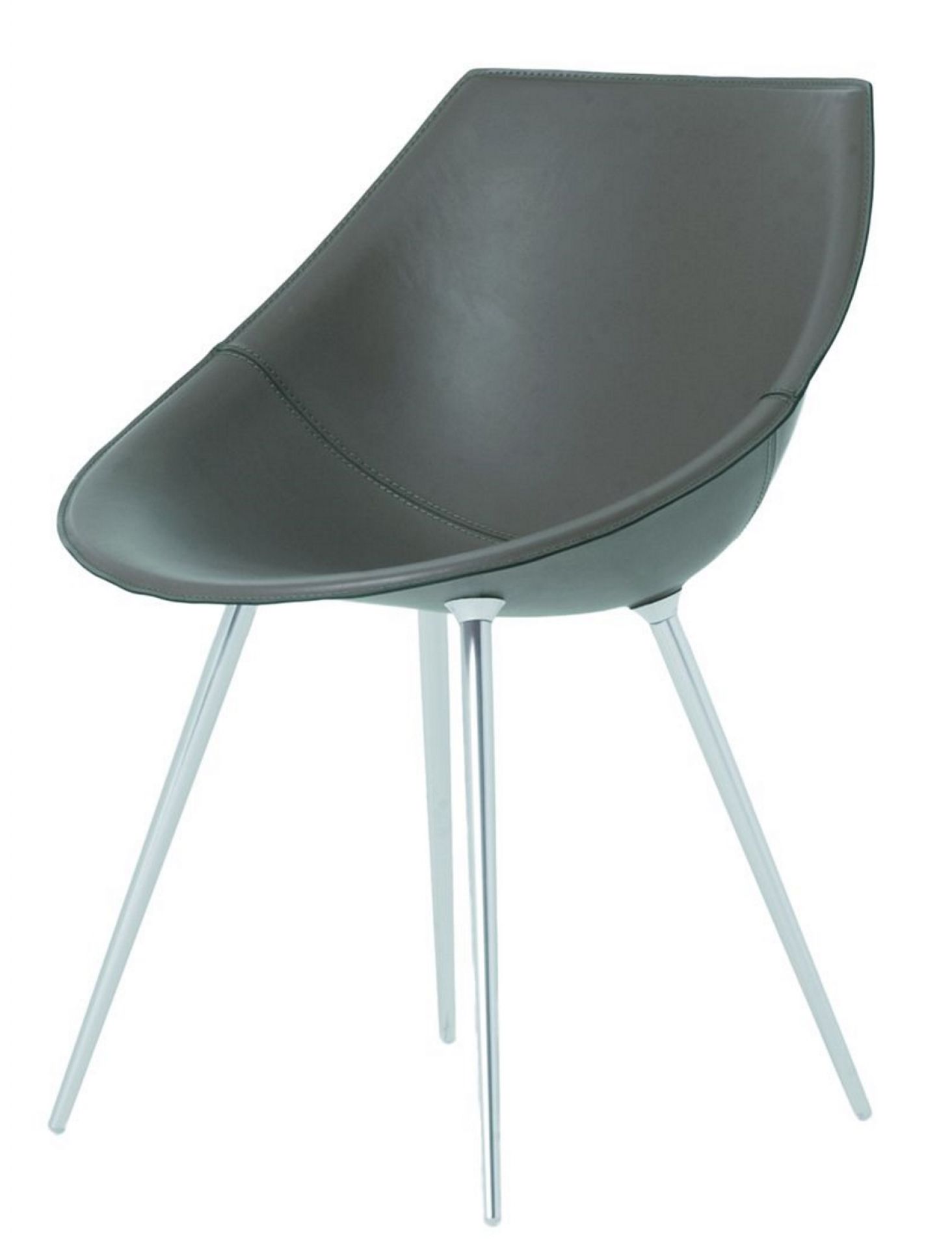 LAGO Chair with Armrests (Leather legs) Driade